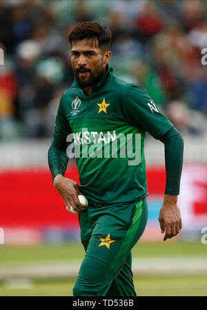 Taunton, Regno Unito. 12 Giugno, 2019. Coppa del Mondo di cricket, Australia contro il Pakistan; Mohammad Amir del Pakistan Credit: Azione Plus immagini di sport/Alamy Live News Foto Stock