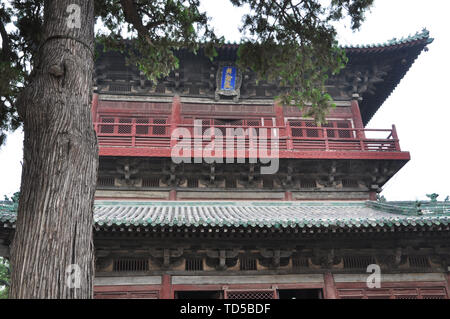 Tempio Longxing (Grande Tempio del Buddha) in Zhengding, Shijiazhuang, nella provincia di Hebei Foto Stock