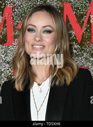 Giugno 11, 2019 - West Hollywood, California, Stati Uniti - 11 Giugno 2019 - West Hollywood, California - Olivia Wilde. 2019 InStyle Max Mara le donne nei film di celebrazione che si tiene a Chateau Marmont. Photo credit: Birdie Thompson/AdMedia (credito Immagine: © Birdie Thompson/AdMedia via ZUMA filo) Foto Stock