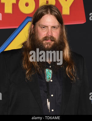 Giugno 11, 2019 - Hollywood, California, Stati Uniti d'America - 12 Giugno 2019 - Los Angeles, California. Chris Stapleton assiste la premiere di Disney e Pixar "Toy Story 4' a El Capitan theater. (Credito Immagine: © Billy Bennight/ZUMA filo) Foto Stock