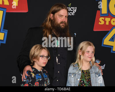 Giugno 11, 2019 - Hollywood, California, Stati Uniti d'America - 12 Giugno 2019 - Los Angeles, California. Chris Stapleton assiste la premiere di Disney e Pixar "Toy Story 4' a El Capitan theater. (Credito Immagine: © Billy Bennight/ZUMA filo) Foto Stock