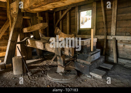 Storico Nazionale di opere in ferro circa in Saugus, Massachusetts. Foto Stock