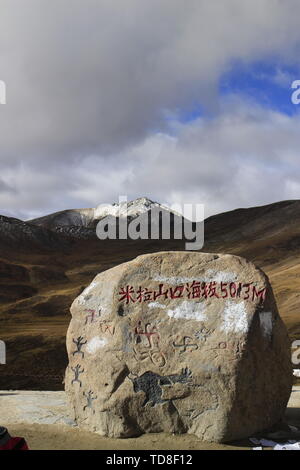 Sichuan-Tibet scenario di equitazione Foto Stock