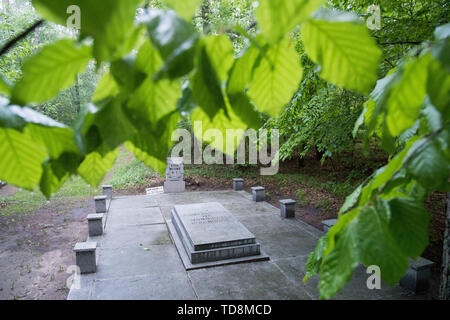 Uno di almeno 39 tombe di massa di 5000 a 7000 civili, soprattutto gli intellettuali polacca (nazionale attivisti, insegnanti, sacerdoti) da Kociewie, Kaszuby un Foto Stock