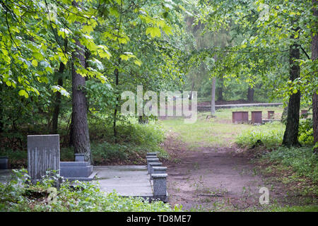 Uno di almeno 39 tombe di massa di 5000 a 7000 civili, soprattutto gli intellettuali polacca (nazionale attivisti, insegnanti, sacerdoti) da Kociewie, Kaszuby un Foto Stock