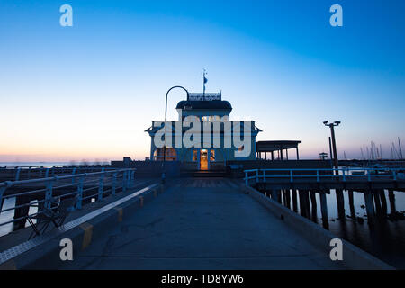 St Kilda Pier chiosco Foto Stock