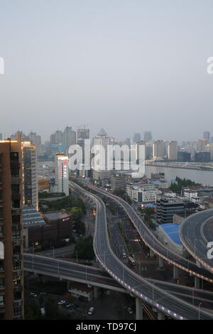 Interscambio di Shanghai Foto Stock