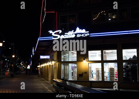 Seattle, Washington, Stati Uniti d'America / Marzo 2019: il negozio di Seattle storefront. Foto Stock