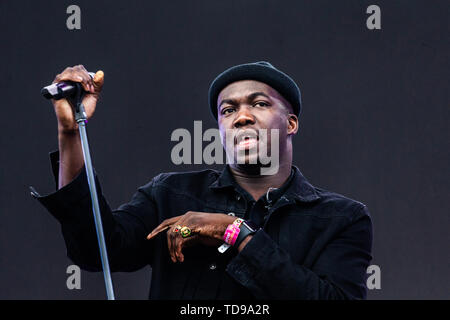 Landgraaf, Paesi Bassi 8 Giugno 2019 Jacob banche esegue live at Pinkpop Festival 2019 © Roberto Finizio/ Alamy Foto Stock