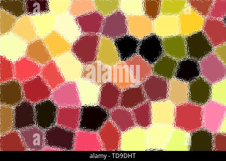 Colore fondo Mosaico pattern Foto Stock