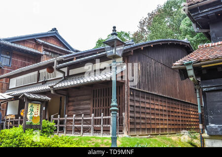 Architettura tradizionale di Meiji Villaggio Museo di Architettura, Giappone Foto Stock