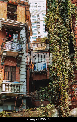 Vecchia casa in Hankou, Wuhan Foto Stock