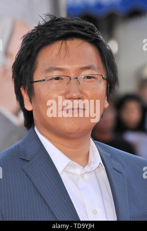 LOS ANGELES, CA. Giugno 16, 2008: Masi Oka presso la premiere mondiale del suo nuovo film "Get Smart' al Mann Village Theatre, Westwood. © 2008 Paul Smith / Featureflash Foto Stock