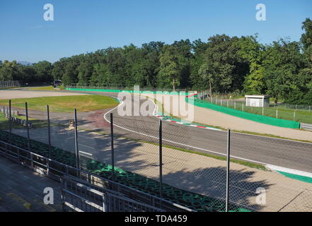 L'Autodromo Nazionale Monza, varianti Ascari. Pista situata vicino alla città di Monza, a nord di Milano, in Italia. Foto Stock