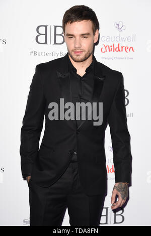 Londra, Regno Unito. Xiii Giugno, 2019. Londra, Regno Unito. Giugno 13, 2019: Liam Payne arrivando per Caudwell Butterfly Ball 2019 al Grosvenor House Hotel di Londra. Immagine: Steve Vas/Featureflash Credito: Paul Smith/Alamy Live News Foto Stock