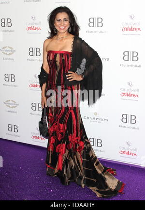 Londra, Regno Unito. Xiii Giugno, 2019. Wilnelia Forsyth arriva per il bambini Caudwell Butterfly Ball evento di beneficenza al Grosvenor House, Park Lane Credito: SOPA Immagini limitata/Alamy Live News Foto Stock