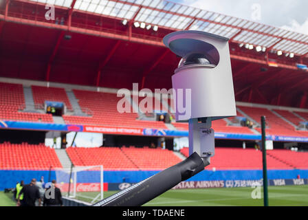 Valenciennes, Francia. Xiii Giugno, 2019. Funzione telecamera di sorveglianza nello stadio, Turno preliminare gruppo B, corrispondono 15, Germania (GER) - Spagna (ESP) 1: 0, il 06/12/2019 a Valenciennes. Le donne di Calcio World Cup 2019 dal 07.06. - 07.07.2019 in Francia. € | Utilizzo di credito in tutto il mondo: dpa/Alamy Live News Foto Stock