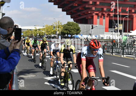 2018 Skoda Tour de France Pro Circle - Stazione di Shanghai ha aperto di nuovo a Shanghai il 17 novembre 2018, con driver Bora-Hansgrohe Sagan vincendo il campionato Foto Stock