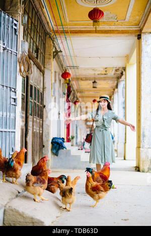 La bella donna della Mei composto (dove il film lascia il bullet fly) Foto Stock