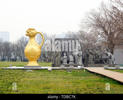 Il paesaggio di Daming Palace sito Foto Stock