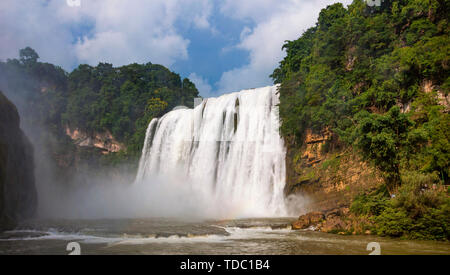 Guizhou cascata Huangguoshu Foto Stock