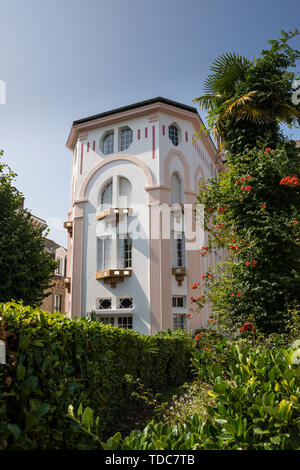 Bellissimo edificio residenziale in Dinard, Bretagna Francia Foto Stock