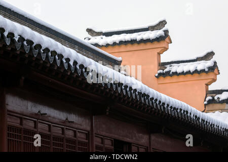 Snowscape, set di immagini. Foto Stock