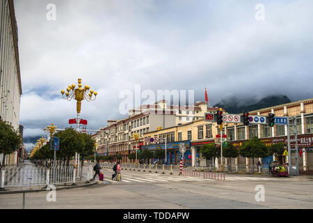 Nuova postura in Bayi Town, Yingzhi Foto Stock