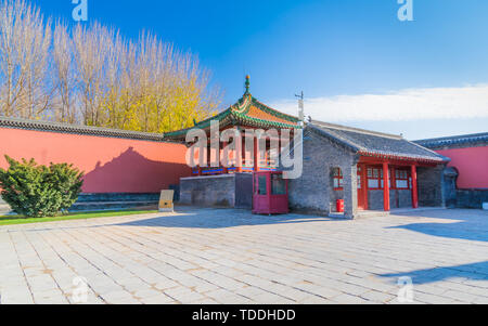 Architettura del Paesaggio il Museo del Palazzo Nazionale di Shenyang, Liaoning Foto Stock