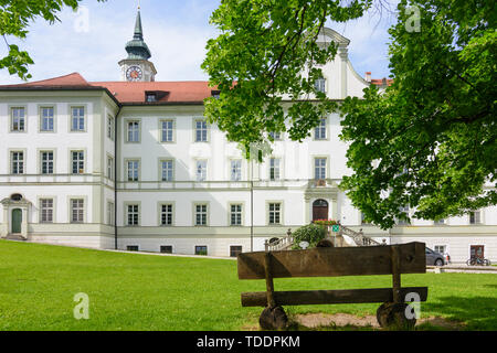 Schäftlarn Schäftlarn: Abbey (Kloster Schäftlarn) in Alta Baviera, Münchner Umland, Alta Baviera, Baviera, Baviera, Germania Foto Stock