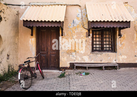 Galagu Castello, Sri Lanka. Vecchi edifici della città vecchia. Foto Stock