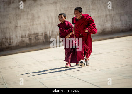 Labrang Gannan tempio Foto Stock