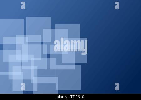 Abstract colorata blu gradiente quadrati geometrici backgrou pattern Illustrazione Vettoriale