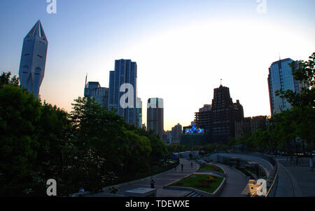 Una vasta gamma di crepuscolo. Foto Stock