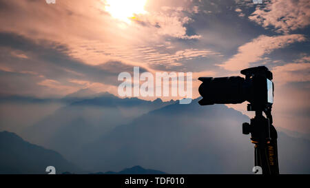 Fotografato in Xiangyu Forest Park, Qinling Foto Stock