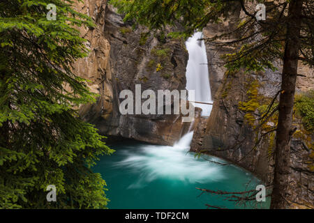 Canyon Johnston, Bow Valley Parkway, Banff Nationalpark, Alberta, Canada Foto Stock