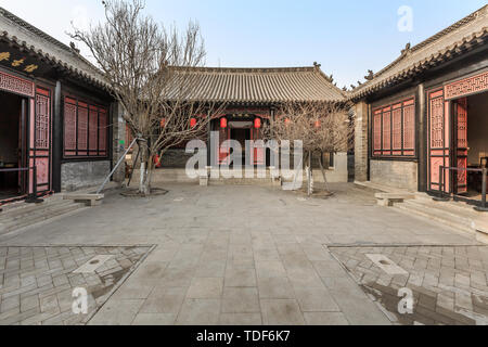 Ex residenza di Wang, Yuyang Huantai County, città di Zibo, Provincia di Shandong Foto Stock