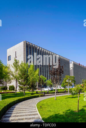 Scenario architettonico della città di Yinchuan Foto Stock