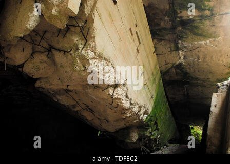 Il Maresciallo del Reich Hermann Göring il bunker e ricovero in Wolfsschanze (Wolf's Lair) in Gierloz, Polonia. Il 4 luglio 2008, è stato uno dei Führerhauptquar Foto Stock