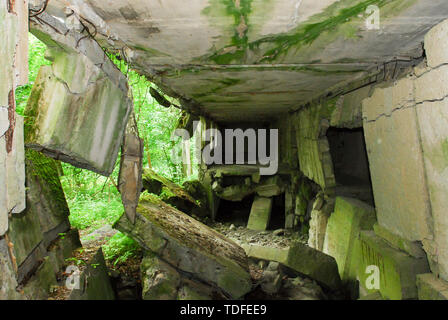 Quarti di Reich Ministro degli armamenti e la Produzione Bellica Fritz Todt, poi Albert Speer, in Wolfsschanze (Wolf's Lair) in Gierloz, Polonia. Il 4 luglio 2 Foto Stock