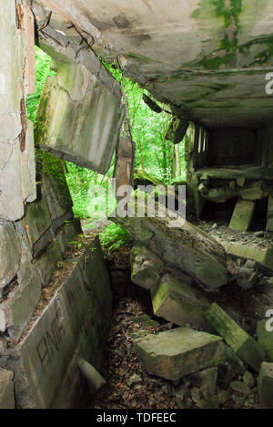 Quarti di Reich Ministro degli armamenti e la Produzione Bellica Fritz Todt, poi Albert Speer, in Wolfsschanze (Wolf's Lair) in Gierloz, Polonia. Il 4 luglio 2 Foto Stock