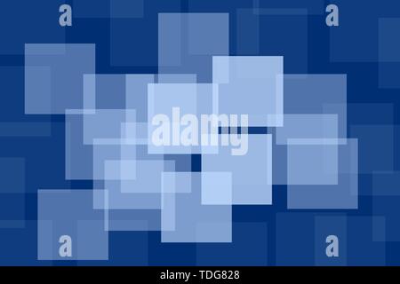 Abstract colorata blu gradiente quadrati geometrica rettangolo backgroud pattern Illustrazione Vettoriale