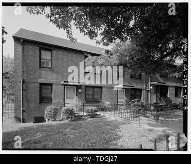 Lato nord, est sezione. - Clark Howell Case, Edificio 12-B, 516 Lovejoy Street, Atlanta, Fulton County, GA Foto Stock