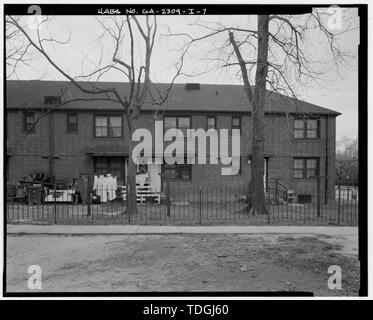 Lato nord, ovest sezione - Clark Howell Case, Edificio F-1, 259 Clark Howell Place, Atlanta, Fulton County, GA Foto Stock