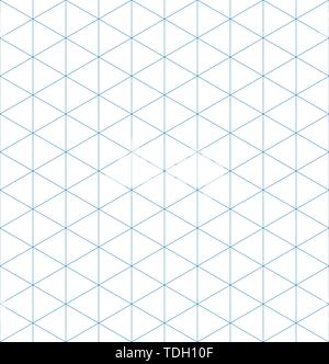 Grafico isometrica sfondo della carta. Modello senza giunture. Illustrazione Vettoriale. Illustrazione Vettoriale