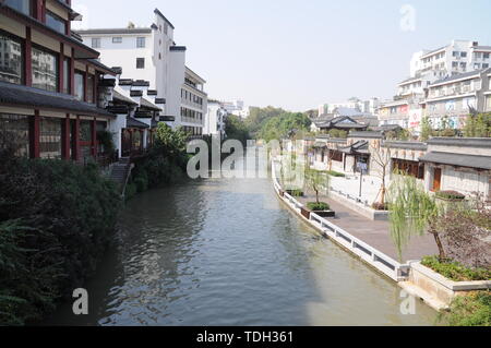 Nanjing Fudzu Tempio Scenic Area Foto Stock