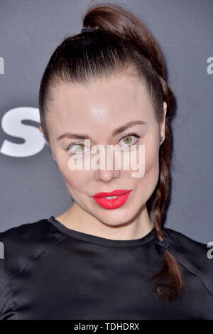 Los Angeles, Stati Uniti d'America. 14 Giugno, 2019. Dasha tedesco presso il VIP Grand Re-Opening del ristorante Cleo Hollywood. Los Angeles, 14.06.2019 | Utilizzo di credito in tutto il mondo: dpa/Alamy Live News Foto Stock