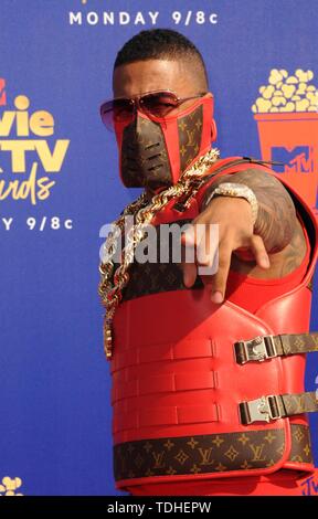 Nick Cannon presso gli arrivi per 2019 MTV Movie e TV Awards, Barker Hangar, Los Angeles, CA 15 Giugno 2019. Foto di: Elizabeth Goodenough/Everett Collection Foto Stock