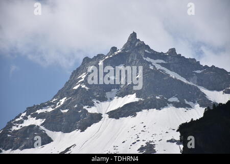 Felbertauern, Hohe Tauern, Granatspitzgruppe, Schnee, Eis Hochtal, Talschluss, Geröll, Alpenhauptkamm, Felbertauernstraße, Felbertauerntunnel, Tunnel Foto Stock