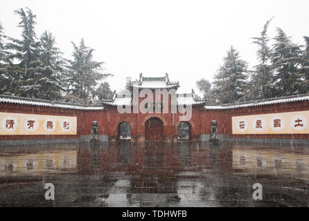 Shi Yuan Zuting, Tempio Baima Scenic Area, Luoyang, nella provincia di Henan Foto Stock